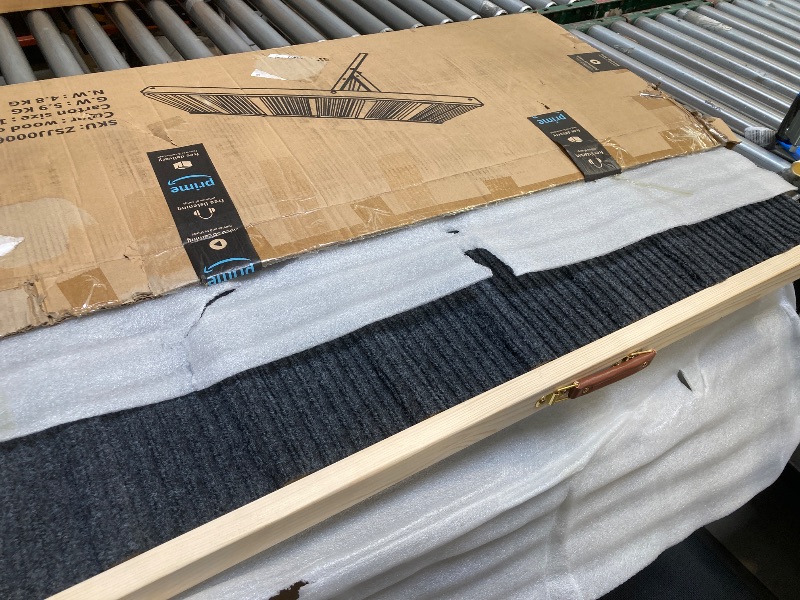 Photo 1 of Dog Ramp for Couch, Wooden Pet Ramps 39.37" Long Adjustable 11"-20.47" Folding Puppy Ramps with High Traction Mat, Dog Stairs for Small & Medium Older Dogs & Cats, up to 150lbs