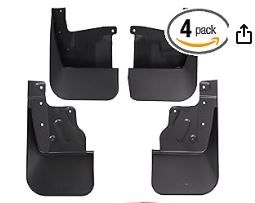 Photo 1 of Mud Flaps Mud Splash Guard Mudguards for 2022 2023 2024 Toyota Tundra with Hardware Kits Accessory Front LH RH & Rear LH RH 4PCS