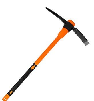 Photo 1 of Pick Axe for Digging, Heavy Duty Pickaxe with Shock Absorbing Handle, 36 Inches