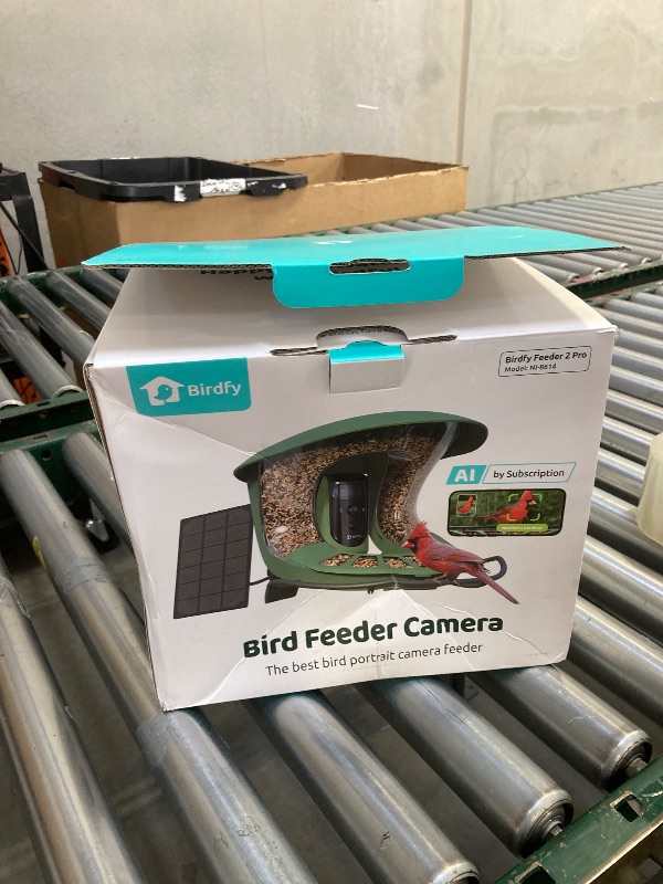 Photo 1 of Birdfy 2 Smart Bird Feeder with Camera, Dual-Lens, Solar-Powered, Wireless Installation, Auto-Capture Bird Videos & Motion Detection, Gift Present