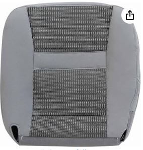 Photo 1 of SecosAutoparts Front Driver Side Bottom Replacement Cloth Seat Cover Gray Compatible with Dodge Ram 1500 2500 3500 4500 5500 2006 2007 2008 2009 2010