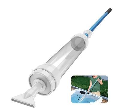 Photo 1 of Spa Vacuum Compatible With 6250 Paradise Power - Self-Contained, No Pumping, Batteries - Picks up Rocks, Pennies, Beach Sand in Hot Tub, Above Ground Pool
