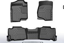Photo 1 of Mixsuper Custom Fit for Floor Mats 2007-2014 Cadillac Escalade/Chevrolet Tahoe/GMC Yukon All Weather Floor Liners Durable 1st & 2nd Row Mat Liner Set Black
