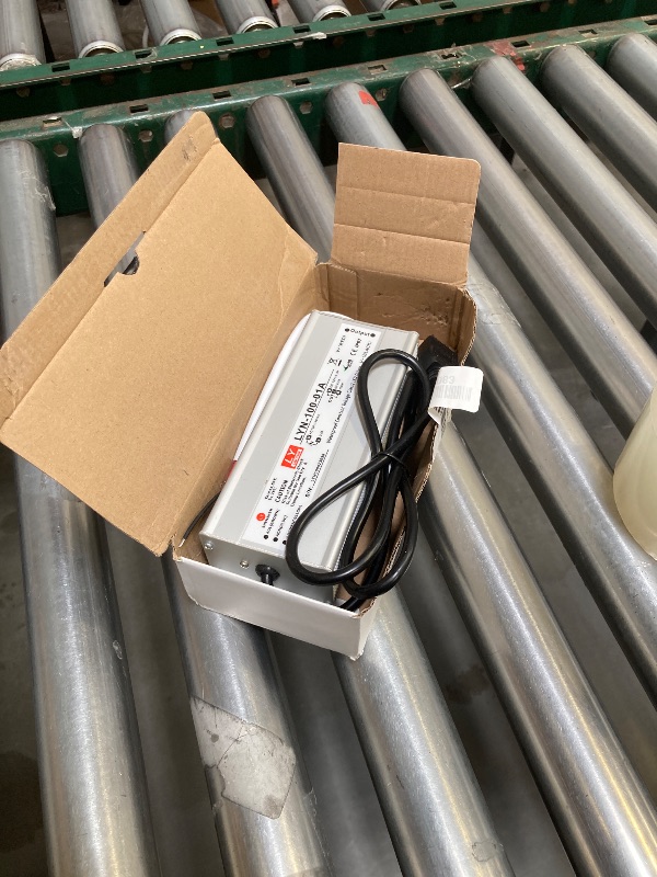 Photo 1 of LED Driver 100 Watts 110V AC to 12V DC Low Voltage Output, IP67 Waterproof Power Low Voltage Transformer Adapter with 3 pin Plug LED Cable for LED Light bar, Indoor and Outdoor Light String