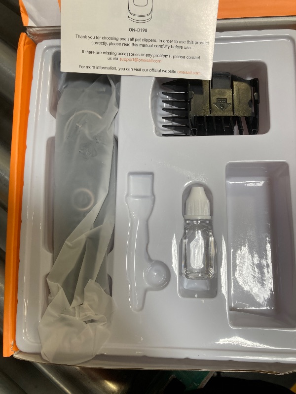 Photo 1 of oneisall Dog Clippers for Grooming Doodles Poodles Thick Curly Hair,Low Noise Heavy Duty Dog Grooming Kit with Detachable Metal Blades