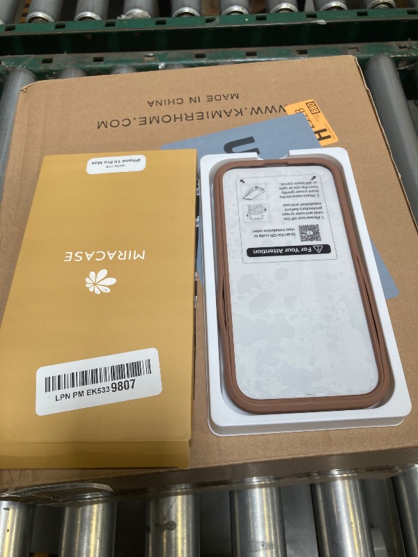 Photo 1 of Miracase Magnetic for iPhone 16 Pro Max Case 6.9'' [Compatible with MagSafe] Full-Body Phone case with Built-in Glass Screen Protector& Camera Protector,Drop Proof 16 Pro Max Cover,Desert Brown