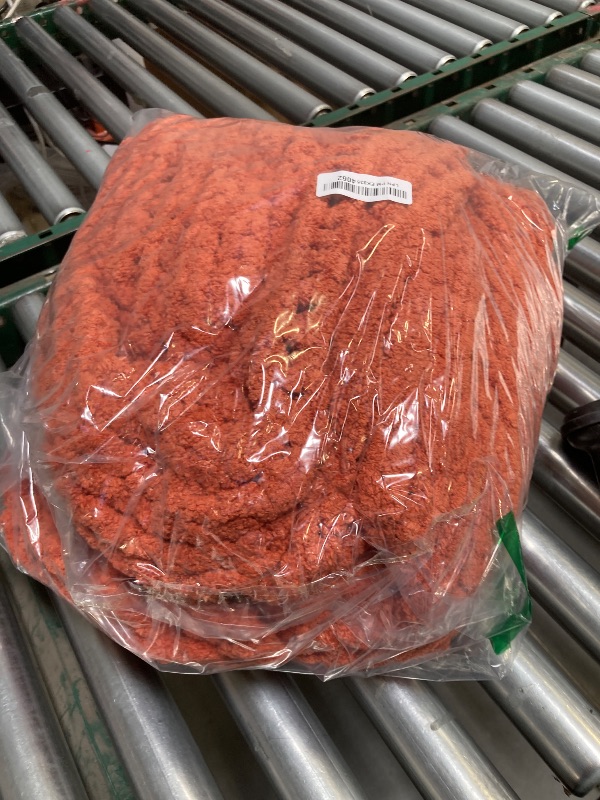 Photo 1 of Amélie Home Chunky Knit Throw Blanket for Couch, Soft Chenille Crochet Blanket for Sofa, 50"x60", Burnt Orange