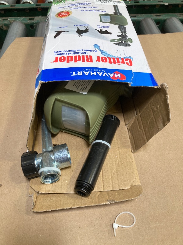 Photo 1 of Havahart 5277 Critter Ridder Motion Activated Animal Repellent and Sprinkler - Repel Cats, Dogs, Chipmunks, Groundhogs, Squirrels, Skunks, Deer, and More