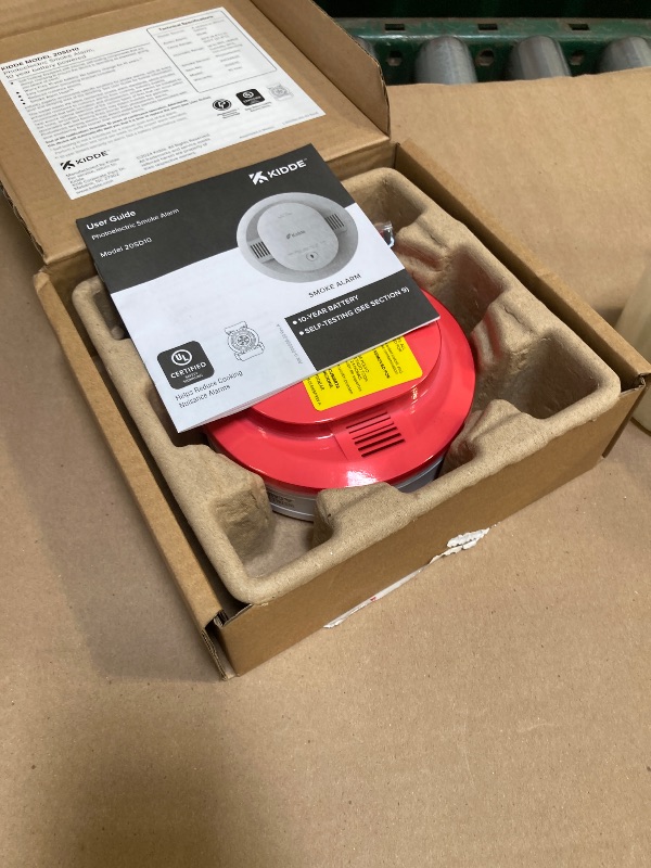 Photo 1 of Kidde  Detector, 10-Year Battery Powered, LED Warning Light Indicators
