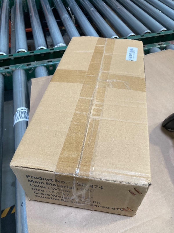 Photo 1 of Plusluck Minisplit Floor Mounting Base: Ground Stand Anti-Vibration Condenser Pads for 12000BTU, 24000BTU Air Conditioner, Heat Pump, Support Up to 485 lbs,Mini Split Pad for Outdoor Condenser Units