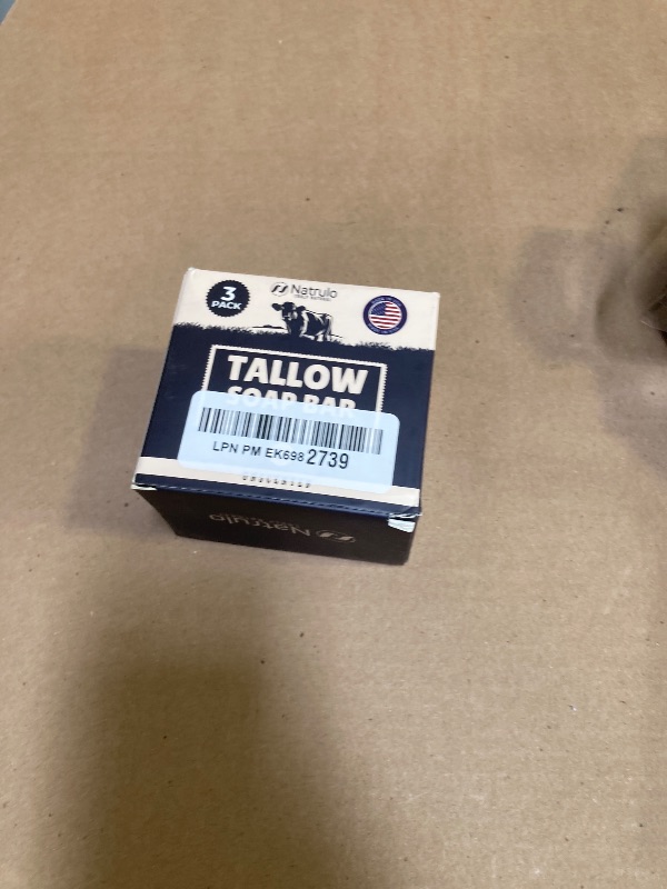 Photo 1 of Beef Tallow Soap Bar – All Natural Grass Fed Tallow Soap Unscented – Moisturizing Face & Body Wash Great for Eczema, Dry, Itchy, Sensitive Skin – Handcrafted Bath Soap for Adults, Kids, Made in USA