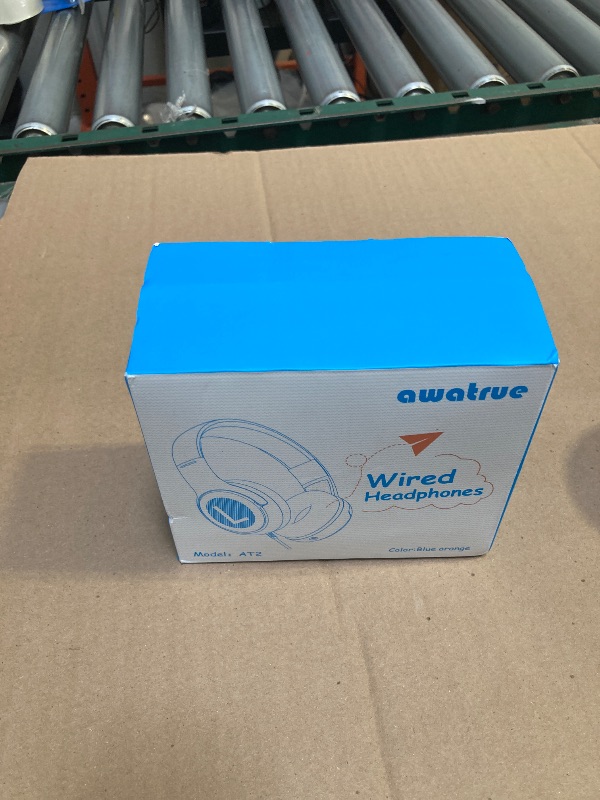 Photo 1 of awatrue Kids Headphones Wired Toddler Headphones with Microphone, Over-Ear Headphones, 85/94dB Volume-Limiting, 3.5mm Jack, Foldable On-Ear Design - Safe & Comfortable for Learning & Entertainment