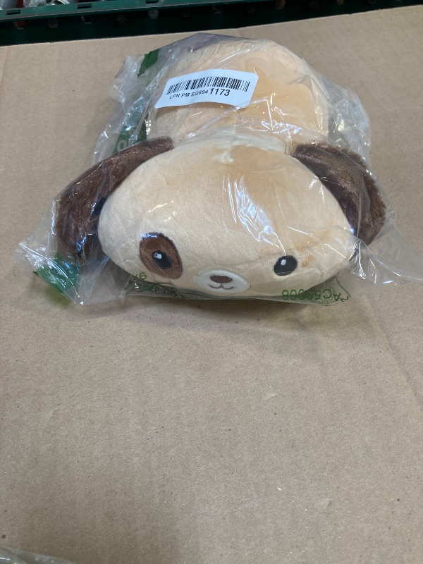 Photo 1 of SQEQE Weighted Dog Plush, Weighted Dog Stuffed Animal, Cute Larbrador Plushies Soft Pillow Toy Gift for Kids Adults Brown 9.8 Inch, 0.8 Lbs