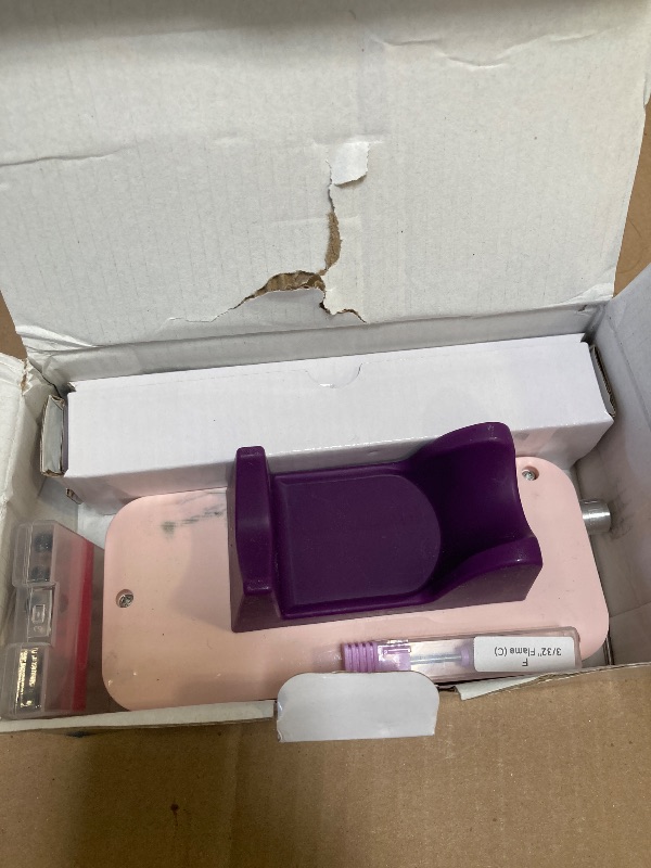 Photo 1 of Portable Nail Drill Professional 35000 RPM, MOCOWIND Rechargeable Electric Nail File Machine E File for Acrylic Gel Polishing Removing, Cordless E-File with Bits Kit for Manicure Salon Home,Pink