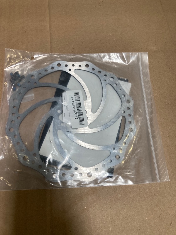 Photo 1 of Teyssor 140mm 160mm 180mm 203mm Bike Disc Brake Rotor with 6 Bolts Fit for Road Bike Mountain Bike BMX MTB