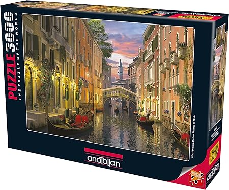 Photo 1 of Anatolian Puzzle - Venice at Dusk, 3000 Piece Jigsaw Puzzle, #4904

