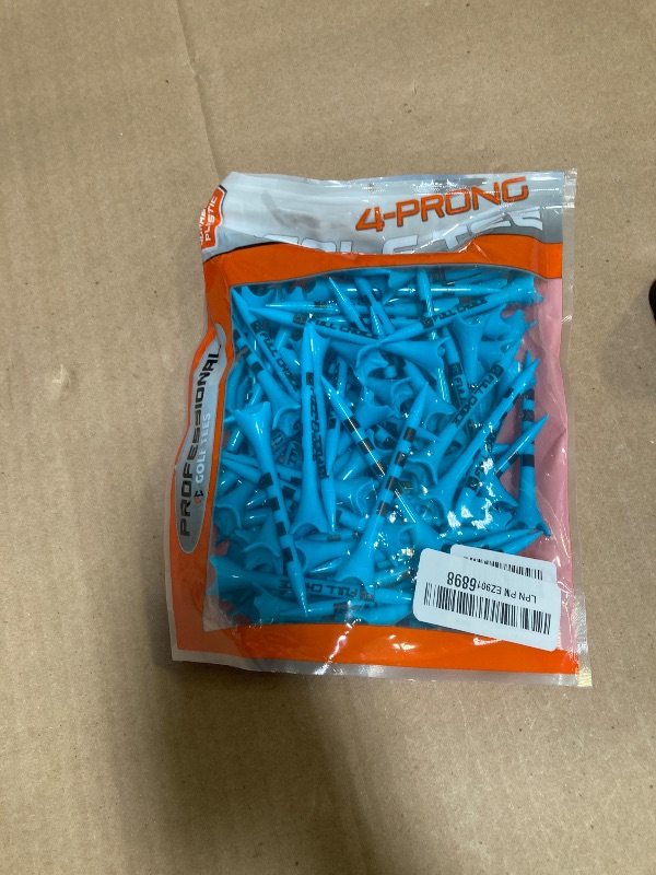 Photo 1 of Full Choice100 Pack 3-1/4" Plastic Golf Tees, Enhanced Durability & Stability, Engineered to Minimize Friction and Side Spin