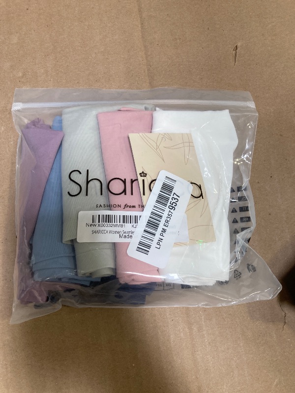 Photo 1 of SHARICCA Women Seamless Cheeky Bikini No Show Panties Ladies Invisible Breathable Briefs Soft Stretch Underwear Multi Pack (Navy-Purple-Gray-Pink-Blue-White, Large)