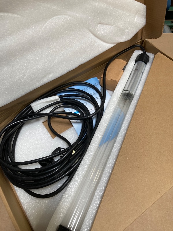 Photo 1 of 32W Pond UV Light for 200-2000 Gallon, Aquarium UV Light, UV Water Clarifier for Pond, Cold Plunge, Aquarium, Ice Bath, Hot Tub, Swimming Pool, Spa and Fish Tank Algea Control