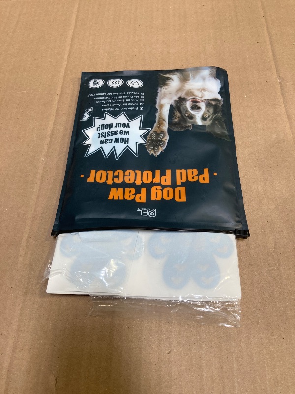 Photo 1 of Anti-Slip Dog Paw Protector Pads for Senior Dogs, Dog Paw Blue Stickers with Strong Traction on Hardwood Floor, Dog Essentials,12sets(48pcs) XXXL(80+lbs)
