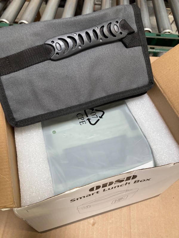 Photo 1 of ODSD Cordless Electric Lunch Box for Adults, 16000mAh Rechargeable Self-Heating Lunch Box Food Warmer with Timer & Adjustable Heating, 34oz/1L Container with Insulated Bag for Office Car Outdoor