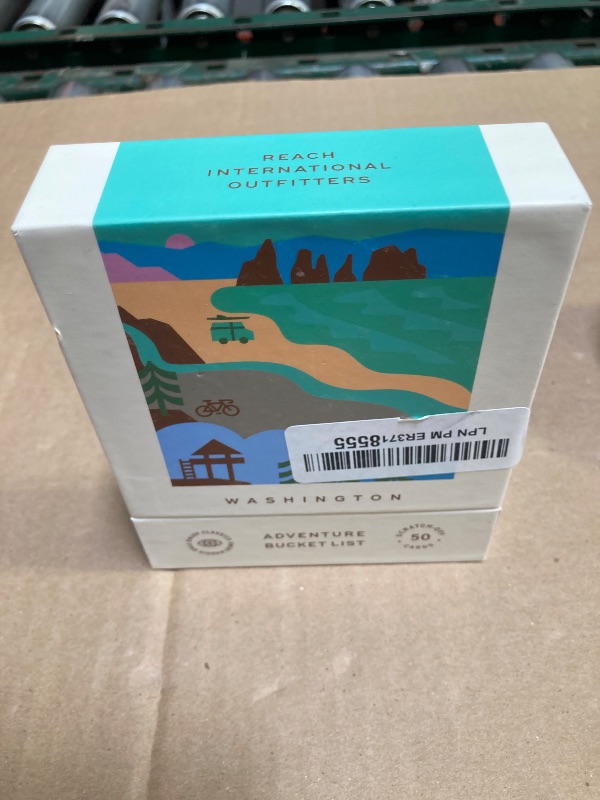 Photo 1 of Reach International Outfitters Washington Adventure Bucket List: 50 Scratch-Off Cards for Outdoor Activities, Tourist Attractions, and Road Trips - Perfect Travel Gift and Guide for Exploring