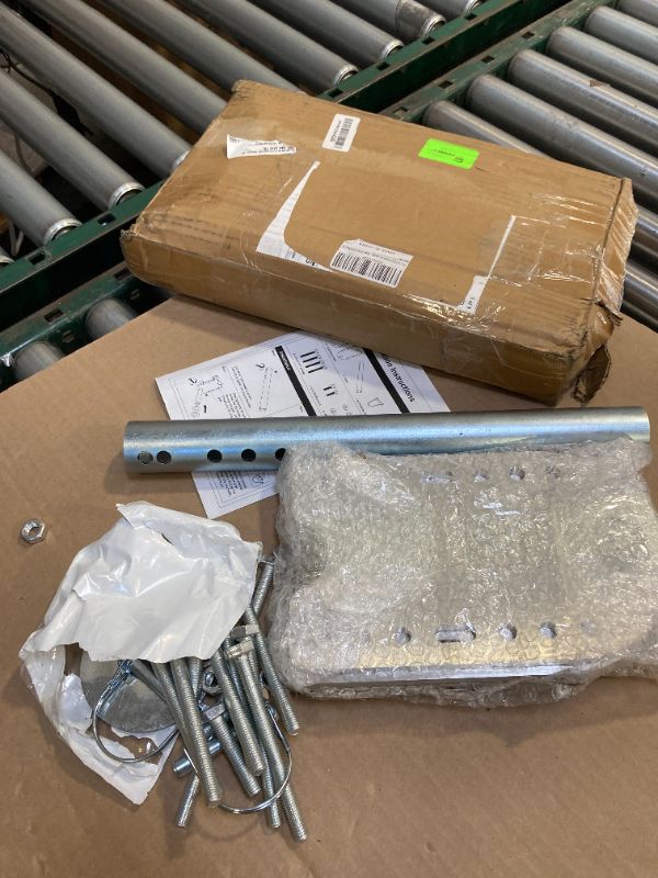 Photo 1 of EPICHORIZON Boat Lift Installation Wheel Kit Rust-Proof Boat Lift Wheel Bracket Aluminum Mounting Plates & Hot Dipped Galvanized Steel Axles Comes in Set of Two Boat Lift Parts Fits Most Lifts
