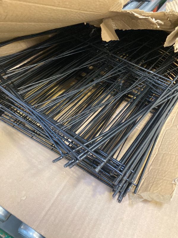 Photo 1 of VANCASTLE Decorative Garden Fence 25 Panels, Total 26ft (L) x 24in (H) Rustproof Metal Wire Fencing Border Animal Barrier, Flower Edging for Landscape Patio Yard Outdoor Decor, Arched