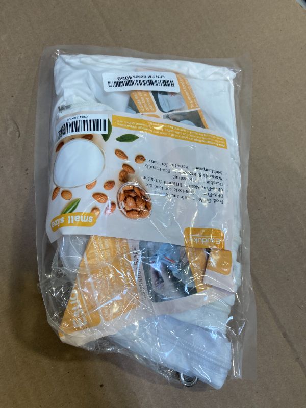 Photo 1 of Esuduky 5 Pcs Premium Ultra Fine Mesh Strainer Bags with Stainless Steel Handle, Reusable Nut Milk Bags, Cheese Cloths for Straining Juice, NutMilk, Coffee, Thai Tea, Yogurt and Soup (Small)