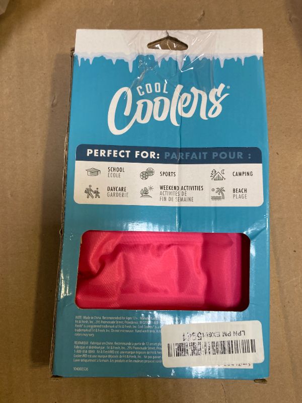 Photo 1 of Cool Coolers by Fit & Fresh  Soft Ice Packs for Cooler, Flexible Stretch Nylon, Lunch Box Ice Packs, Ice Packs for Lunch Boxes, Large Reusable Freezer Packs, Hot Pink