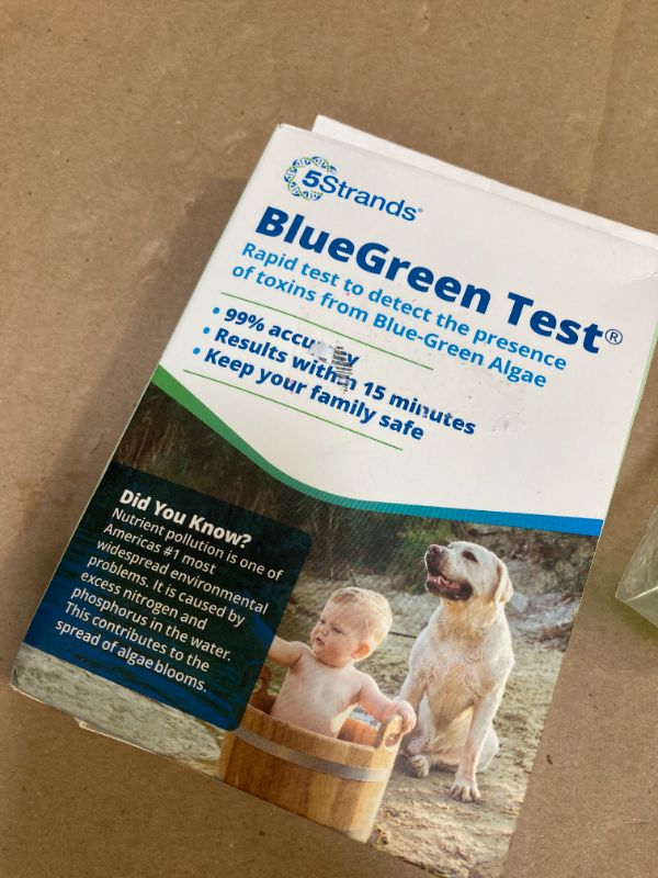 Photo 1 of 5Strands Blue Green Algae Test Kit, On Site Lake & Pond Water Testing, Water Safety Test, Algae Detection, Fast 15 Minute Results