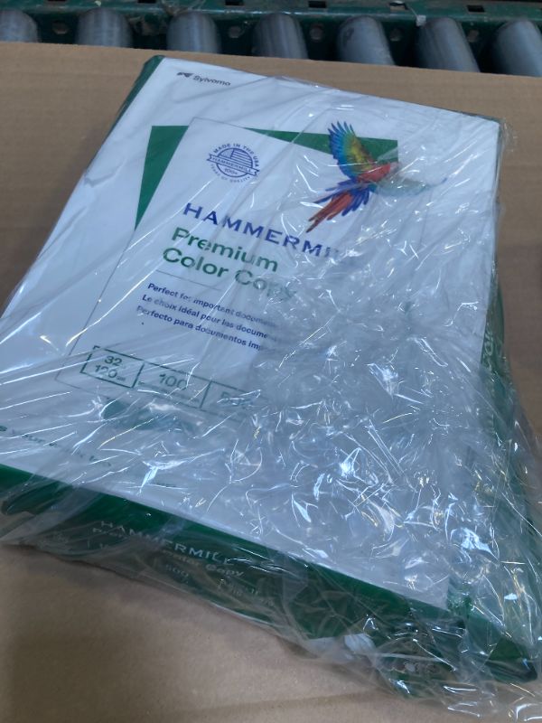 Photo 1 of Hammermill Printer Paper, Premium Color 32 Lb Copy Paper, 8.5 x 11 - 1 Ream (500 Sheets) - 100 Bright, Made in the USA, 102630