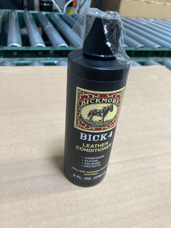 Photo 1 of Bick 4 Leather Conditioner and Leather Cleaner 8 oz - Will Not Darken Leather - Safe For All Colors of Leather Apparel, Furniture, Jackets, Shoes, Auto Interiors, Bags & All Other Leather Accessories