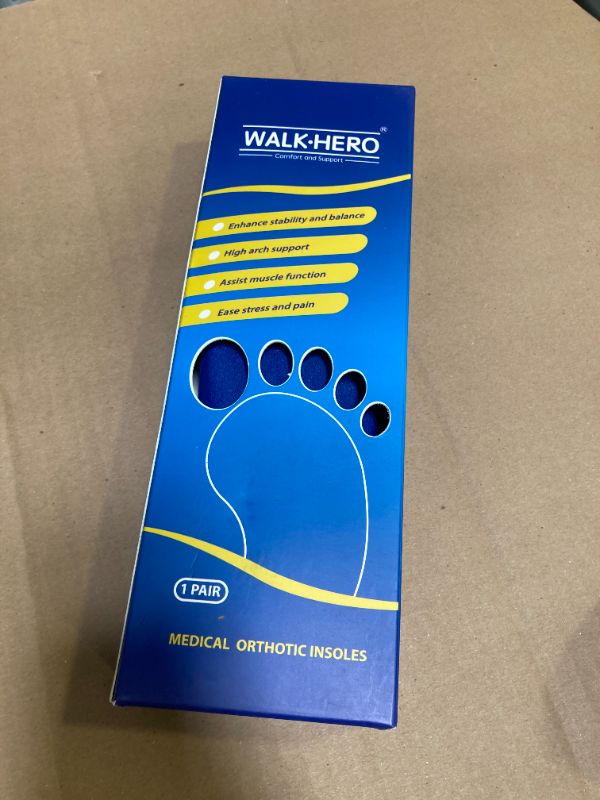 Photo 1 of Plantar Fasciitis Feet Insoles Arch Supports Orthotics Inserts Relieve Flat Feet, High Arch (Mens 6-6 1/2 | Womens 8-8 1/2)