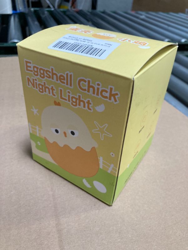 Photo 1 of HPYDIY Easter Chick Egg Night Light - Dimmable 7-Color LED Nursery Lamp for Babies, Soft Silicone Touch Eggshell Decor for Easter Basket, Bedroom & Kids Room, Easter Gifts & Birthday Presents