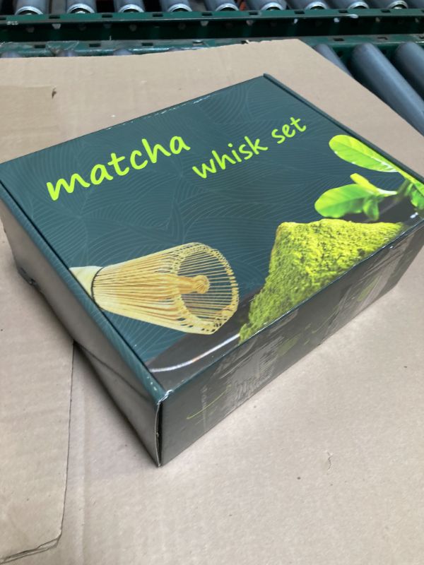 Photo 1 of Taruzil Matcha Whisk Set with Matcha Bowl, Matcha Bamboo Whisk, Scoop, Sifter, Matcha Whisk Holder Unique Gifts for Women Men Girl Friend Home Kitchen Decor Gifts for Christmas, Birthday,Halloween