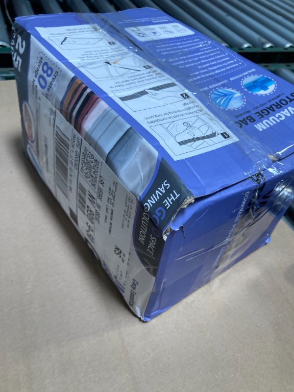 Photo 1 of 25 Pack Vacuum Storage Bags, Space Saver Vacuum Storage Bags, Vacuum Seal Bags for Clothing, Clothes, Comforters and Blankets, Hand Pump Included