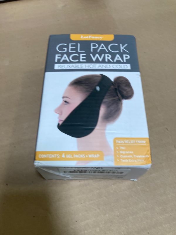 Photo 1 of LotFancy Wisdom Teeth Ice Pack Head Wrap, Face Ice Pack for TMJ Jaw Toothache Pain Relief, with 4 Reusable Hot Cold Therapy Gel Packs, for Chin, Oral and Facial Surgery, for Teens, Average Adults