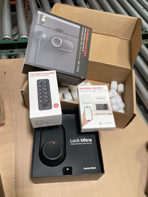 Photo 1 of Smart Lock Ultra with Keypad,Fingerprint Door Lock, App Remote Control, Built-in WiFi Keypad Deadbolt, Auto Unlock, IP65 Waterproof, Easy Install,Supports Alexa and Google (Lock Ultra Touch Combo)