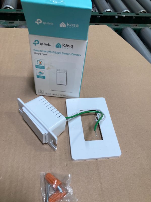 Photo 1 of Kasa Smart Dimmer Switch HS220, Single Pole, Needs Neutral Wire, 2.4GHz Wi-Fi Light Switch Works with Alexa and Google Home, UL Certified, No Hub Required, 1 Pack