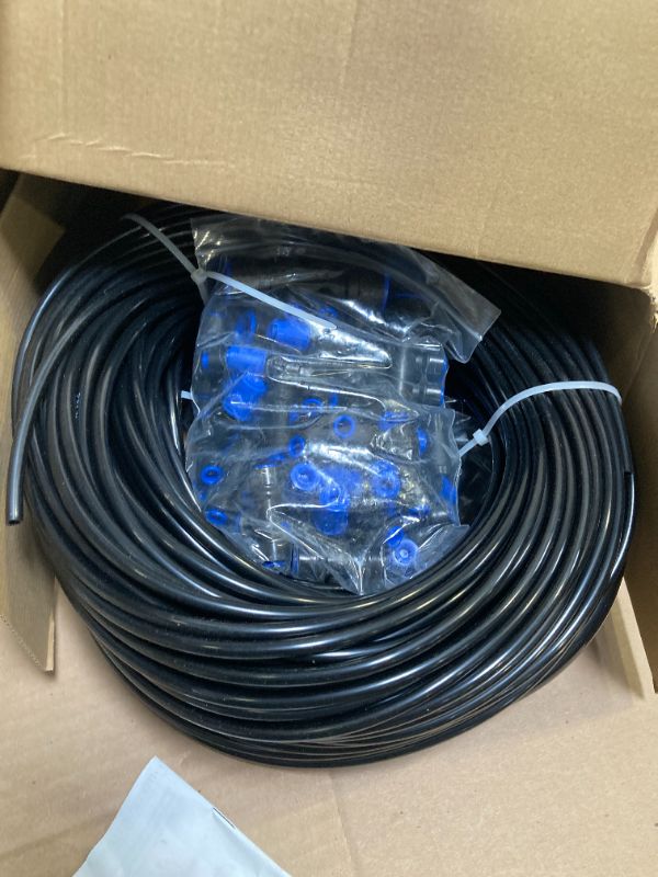 Photo 1 of HIRALIY 210FT Quick Connect Garden Watering System with Adjustable Vortex Drippers, Saving Water Automatic Drip Irrigation Kit for Raised Bed and Plants Vegetable Garden