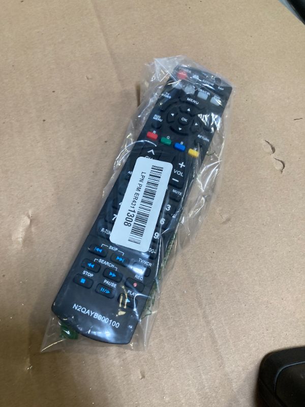 Photo 1 of Replacement Remote Control fit for PANASONIC Plasma LCD TV TH-50PZ700U TH-50PZ77U TH-50PE8U TH-50PX80U TH-50PX80UA TH-50PZ80U TH-50PZ80UA TH-58PZ700U TH58PZ700 PT-50LCZ7 PT-56LCZ7 (N2QAYB000100)