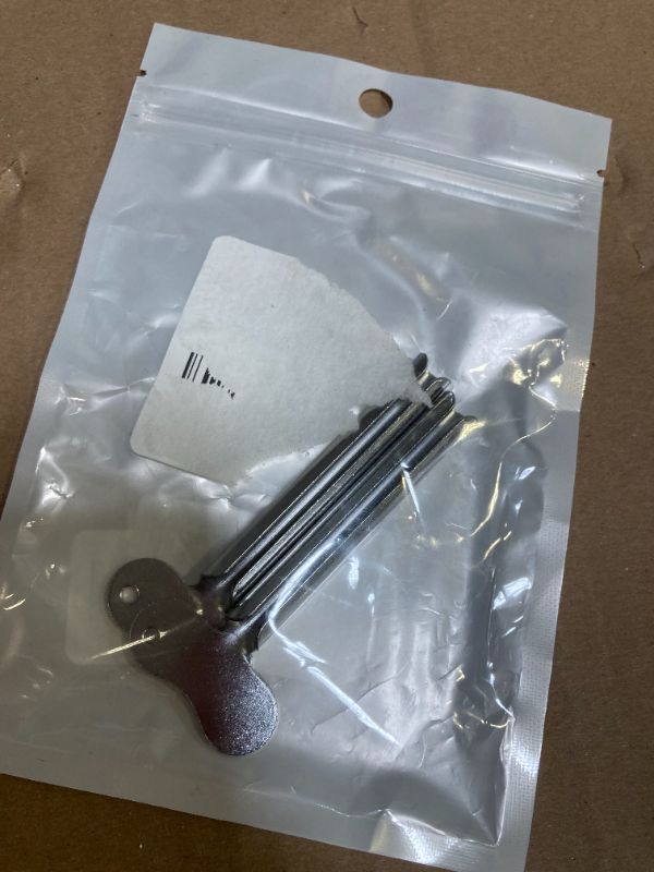 Photo 1 of 2 Pack Tube Squeezer - Stainless Steel Toothpaste Squeezer -Metal Manual Dispenser Hand Cream Tube Key Squeezer Tool for Bathroom Cosmetic, Aids and Accessories (Shape A x 2)