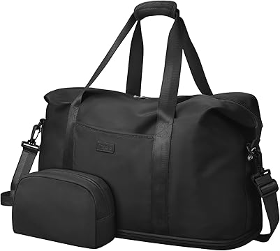 Photo 1 of Expandable Travel Duffle Bags Weekender Overnight Bags for Women Men Hospital Bag for Women Labor Delivery with Toiletry Bag Waterproof