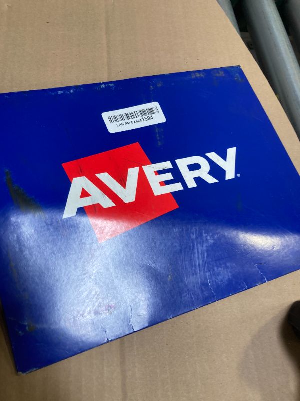 Photo 1 of Avery Durable Waterproof Round Labels, Sure Feed Technology, Print-to-The-Edge, 1.5" Diameter, 100 Total, Oil and Tear-Resistant, Waterproof, Laser/Pigment-Based Inkjet Printable