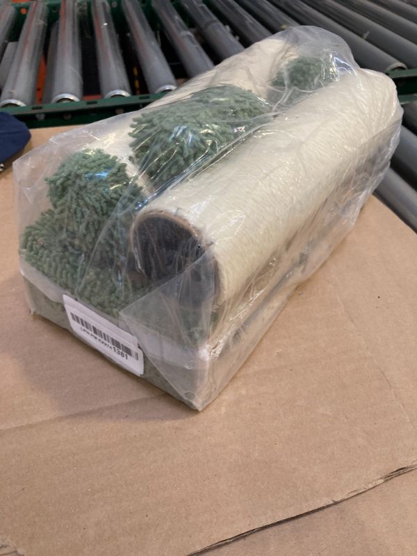 Photo 1 of MECOOL Cat Scratching Post Premium Basics Kitten Scratcher Sisal Scratch Posts with Hanging Ball 22in for Kittens or Smaller Cats, Cactus Green