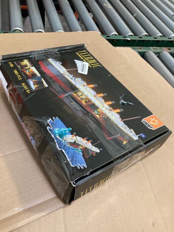Photo 1 of INSOON Titanic Building Set with LED Light, 2 in 1 Titanic Ship Mini Building Block 1883 PCS, Ship Model with Glacier Display Stand, Building Brick Toy Gift for Adults Teens Kids Boys Girls 10 11 12+