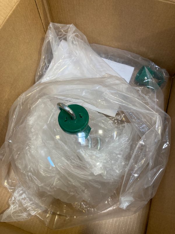 Photo 1 of PFNRTH Rotating Dome Squirrel Baffle for Bird Feeders,Two-Ways:Bird Feeder Dome or Baffle for Bird Feeder Pole,12" Clear Dome Rain Guard.
