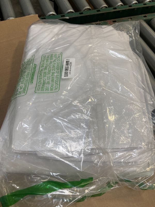 Photo 1 of CAMPMAC White Heavy Dut Waterproof Tarp 6' x 20', 10 Mil Thick, High Durability, Rip and Tear Resistant with Metal Grommets Every 20 Inches