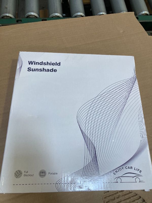 Photo 1 of REEVAA 2025 Upgraded Tesla New Model Y (Juniper) Sunshade Windshield [Tailored Fit, 99% Sun Protection] Foldable Sun Shade Accessories with Storage Bag for Model Y 2016-2026, Silver Coating